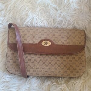 Authentic Gucci GG Shoulder or Crossbody Bag- Good Vintage Condition